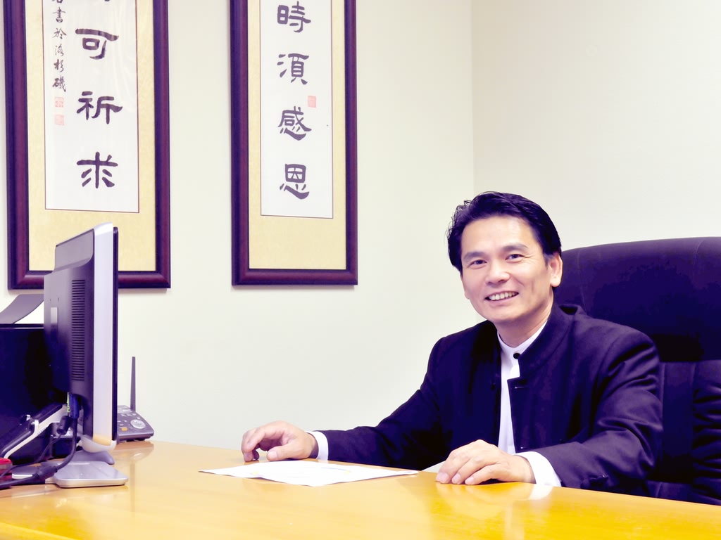 在辦公室內的我